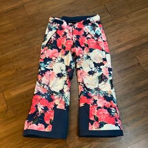 COPY - North face floral snow pants